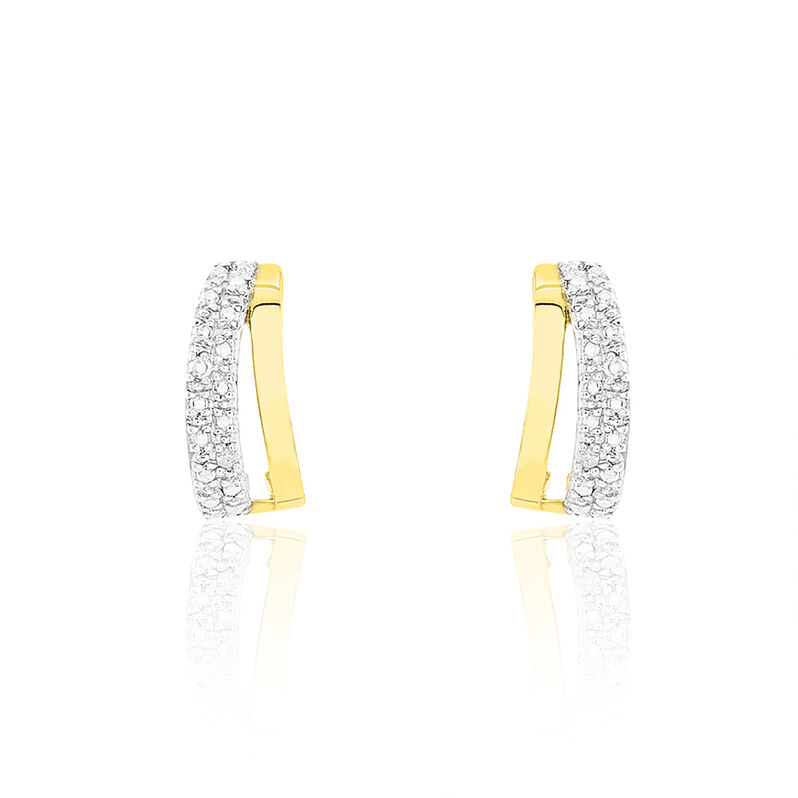 Boucles D'oreilles Clotilda Or Jaune - Spannringe Damen | OROVIVO