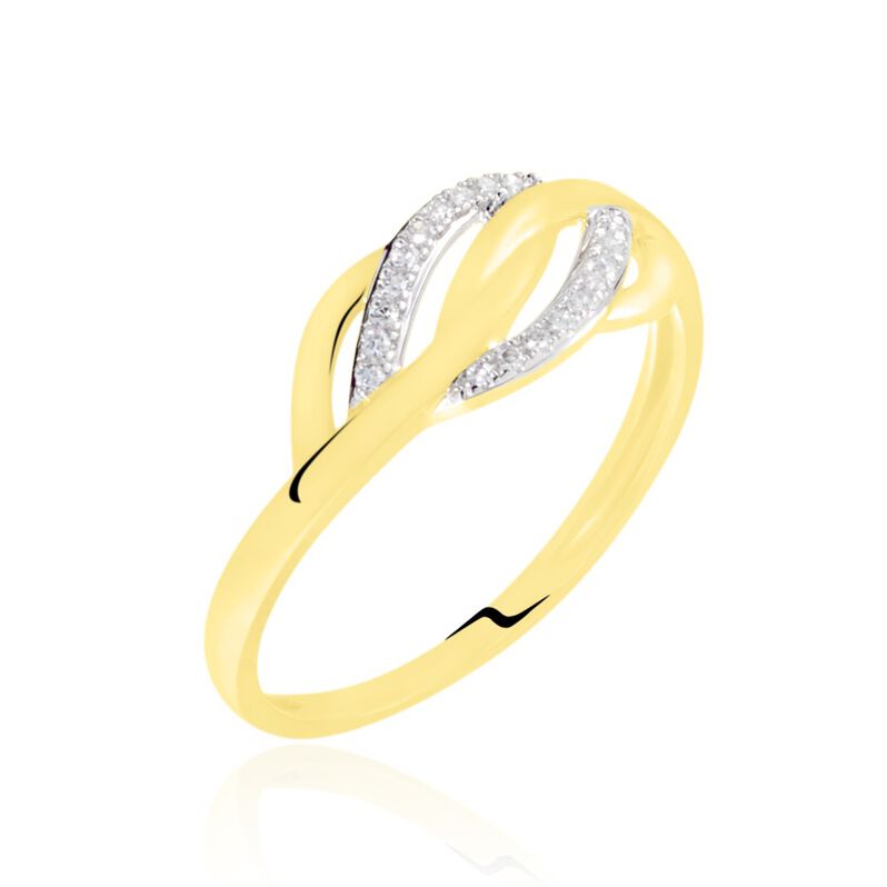 Bague Simounia Or Jaune Diamant - Spannringe Damen | OROVIVO