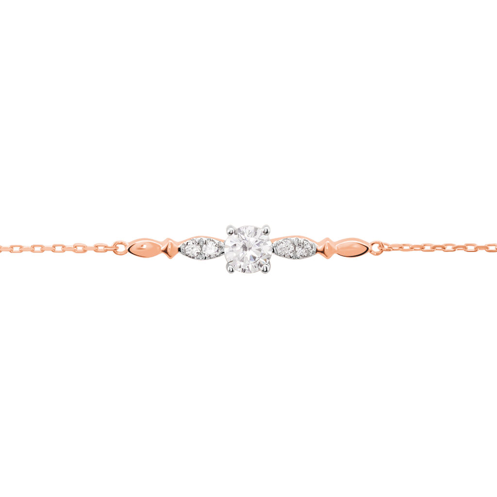 Bracelet Or Rose Dentelle - Spannringe Damen | OROVIVO