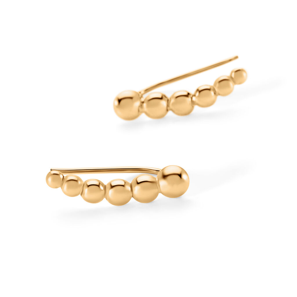 FRANZISKA Damen Ohrschmuck Vergoldet Ball - Ohrringe Damen | OROVIVO