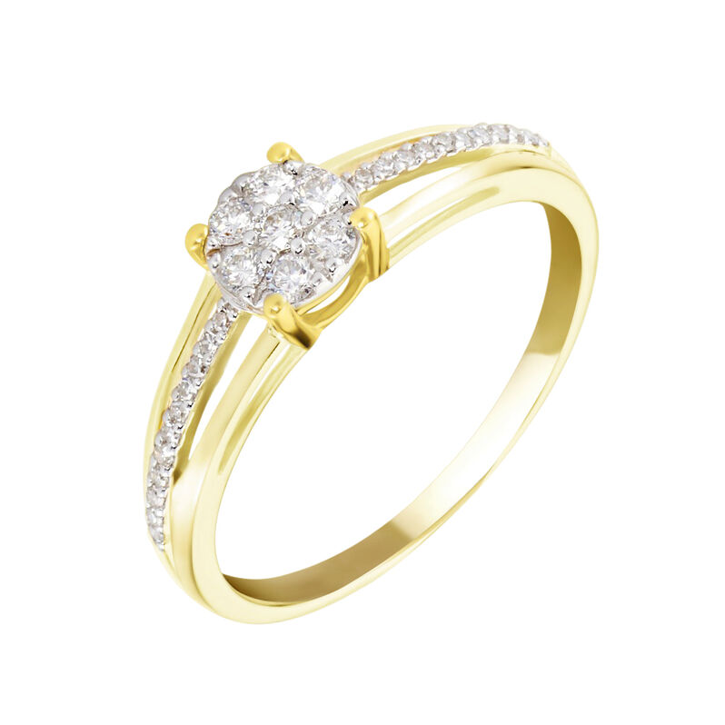 Bague Katherina Or Jaune Diamant - Spannringe Damen | OROVIVO