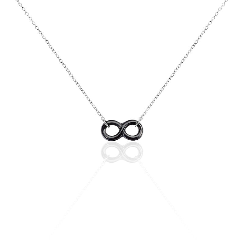 Collier Argent Et Céramique  - Spannringe Damen | OROVIVO