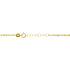 Damen Fu&szlig;kette Gold 375 (9 Karat) Ball B 0,2 mm