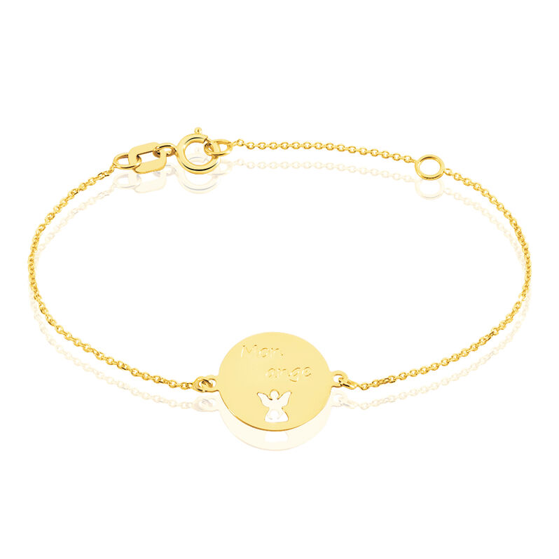 Bracelet Or Jaune Omelia Ange - Spannringe Kinder | OROVIVO