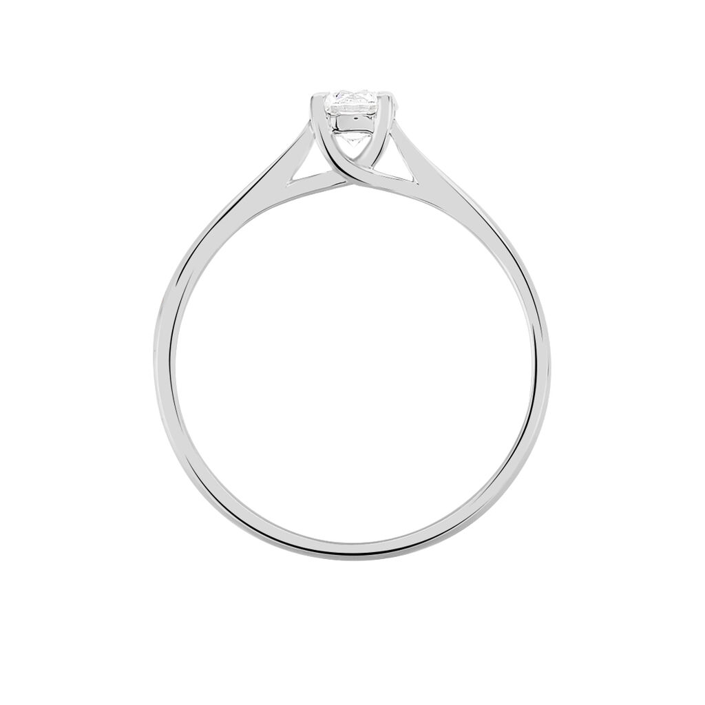 Damen Ring Weißgold 375 Diamant 0,25ct Victoria  - Verlobungsringe Damen | OROVIVO
