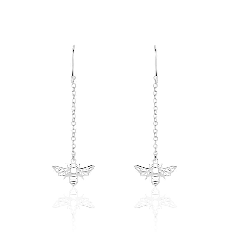 Boucles D'oreilles Argent Rhodie Nissrin - Spannringe Damen | OROVIVO