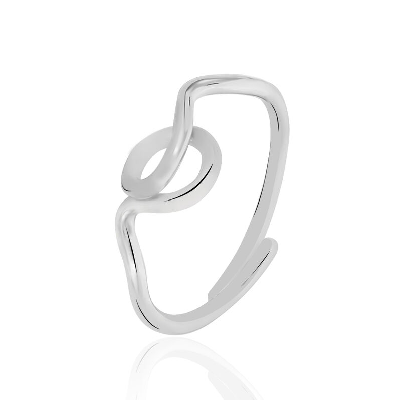 Bague Argent Rhodie Lettre O - Spannringe Damen | OROVIVO