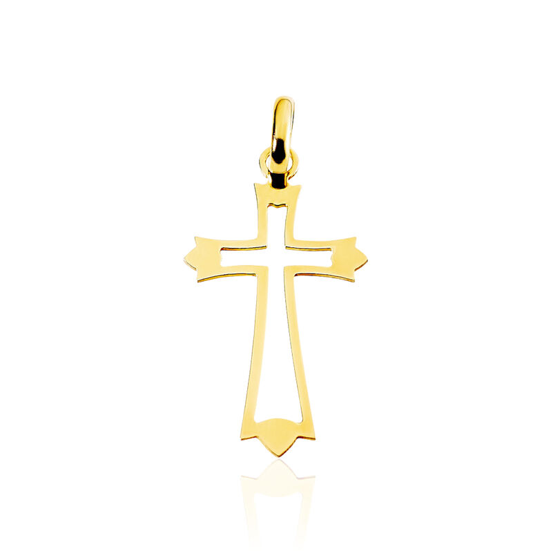 Pendentif Alyssa Croix Or Jaune - Spannringe Familie | OROVIVO