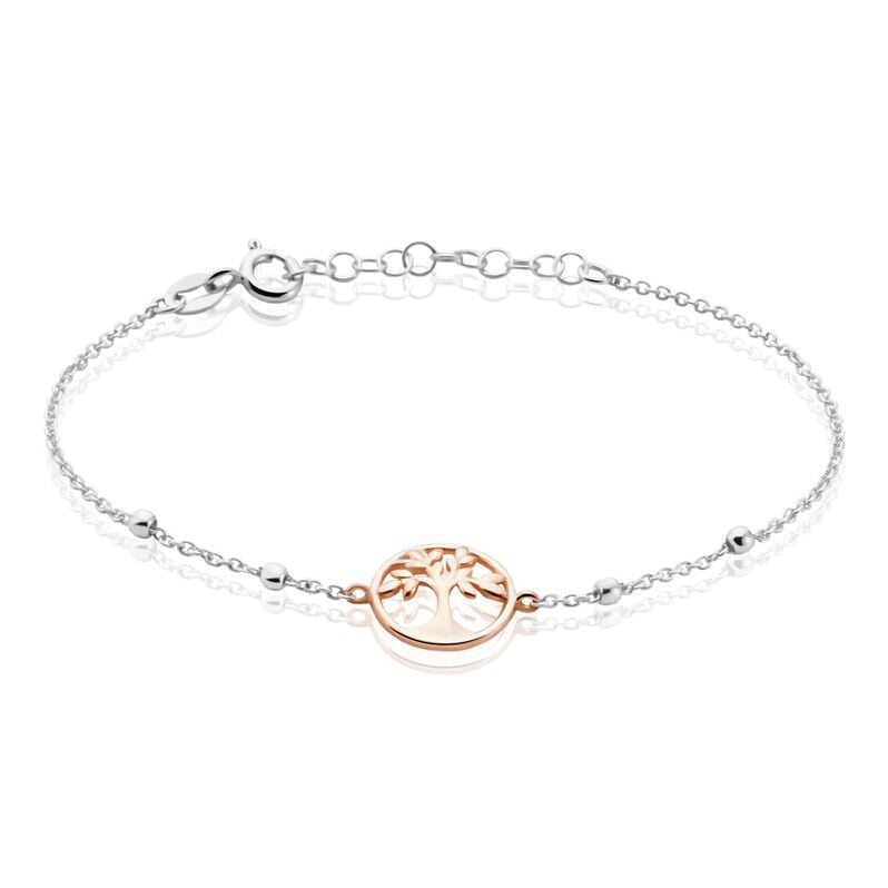 Bracelet Argent Bicolore Teodors - Spannringe Damen | OROVIVO