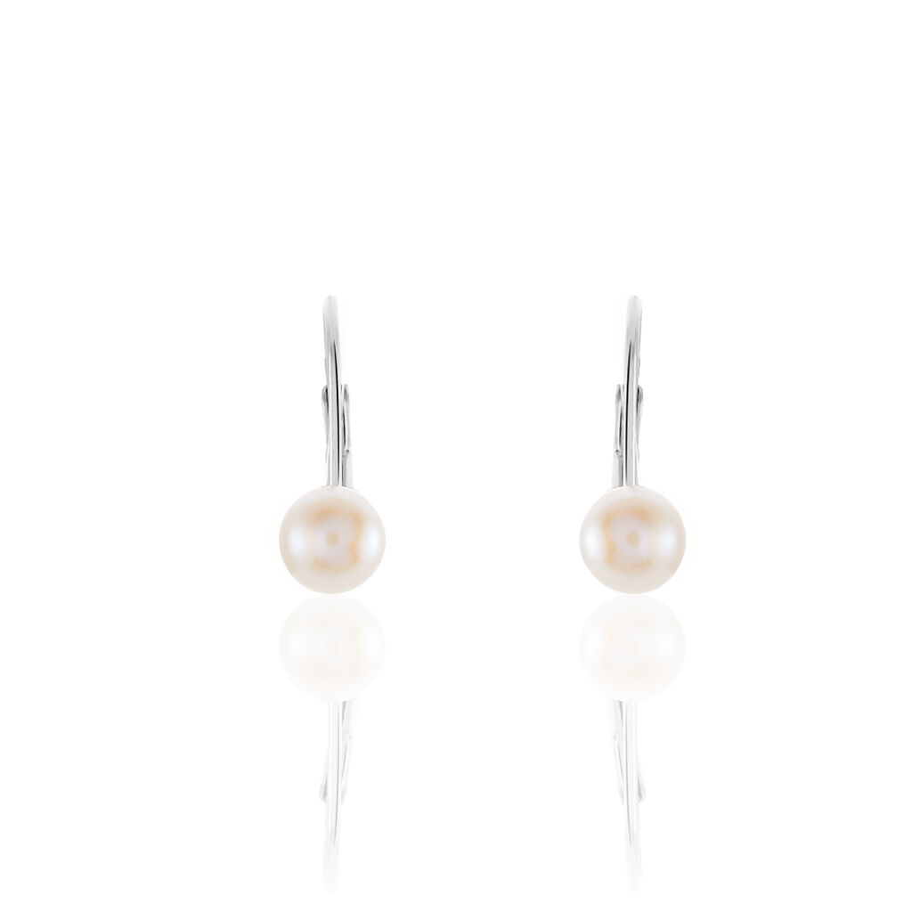 Damen Perlenohrringe Silber 925 Zuchtperlen - Ohrhänger Damen | OROVIVO