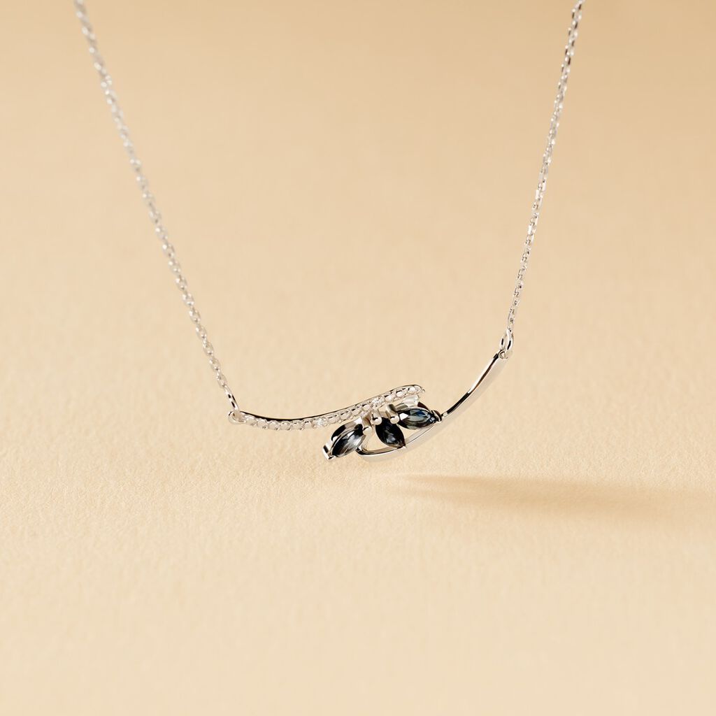 Collier Or Et Saphir - Spannringe Damen | OROVIVO