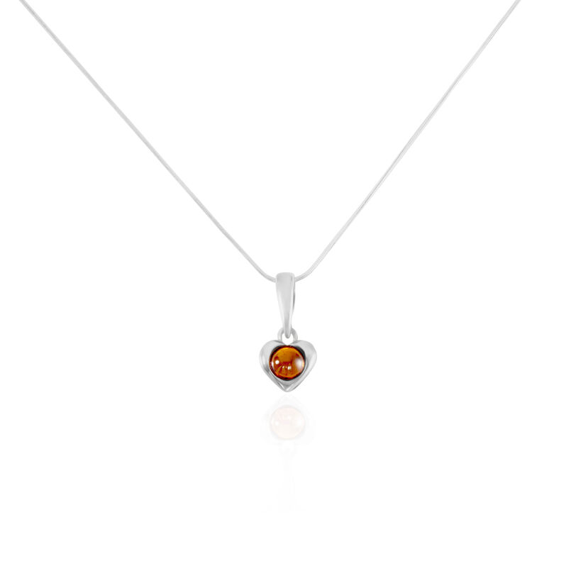 Collier Marie-luciaae Argent Blanc Ambre - Spannringe Damen | OROVIVO