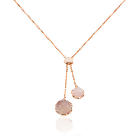 Damen Halskette Silber 925 Rosé Vergoldet Achat - Halsketten Damen | OROVIVO