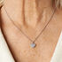 Damen Halskette Weißgold 375 Diamant 0,059ct Herz - Herzketten Damen | OROVIVO