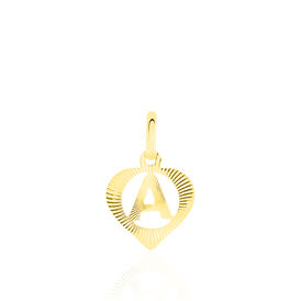 Anhänger Gold 375 Buchstabe A Herz - Herzanhänger Damen | OROVIVO