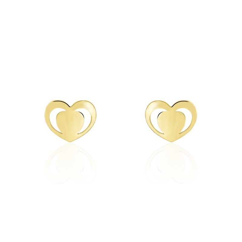 Boucles D'oreilles Puces Ramuncho Or Jaune - Spannringe Damen | OROVIVO