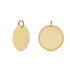 Kettenanh&auml;nger mit Gravur Gold 375 Rund 14mm April