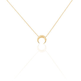Damen Halskette Vergoldet Halbmond - Ketten mit Anhänger Damen | OROVIVO