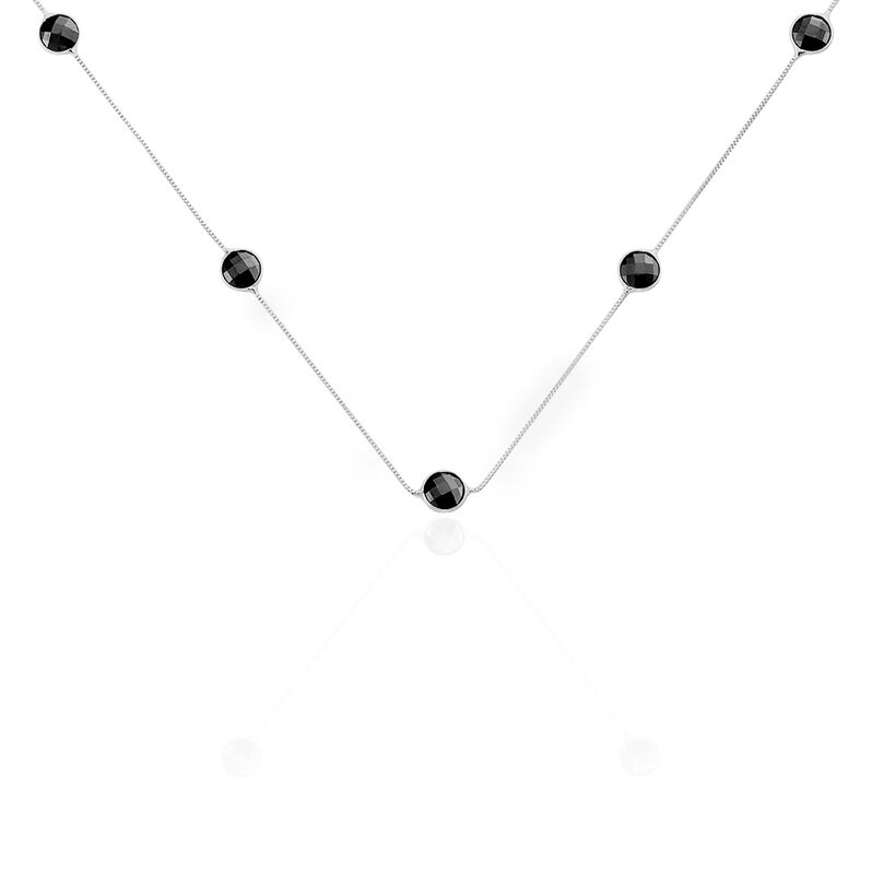 Collier Or Blanc Oxyde De Zirconium - Spannringe Damen | OROVIVO