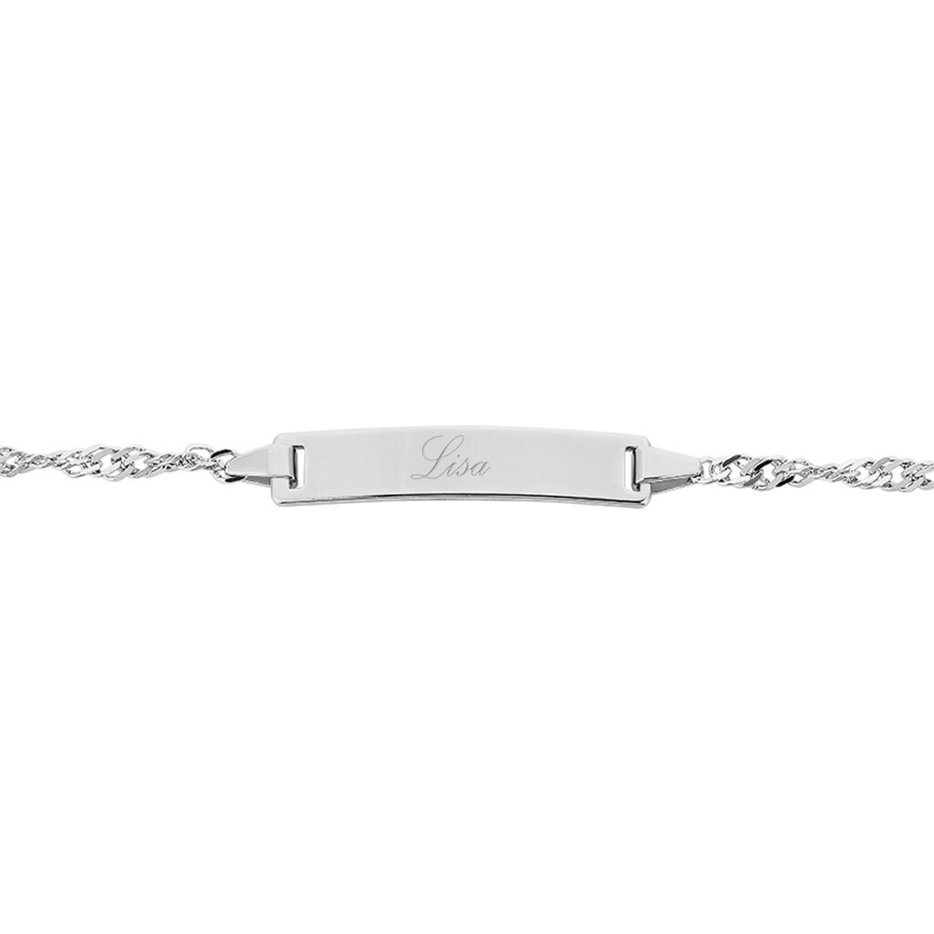Damen Id Armband Singapurkette Silber 925  - Armbänder mit Gravur Damen | OROVIVO