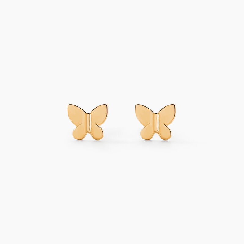 Boucles D'oreilles Puces Siri Or Jaune - Spannringe Kinder | OROVIVO
