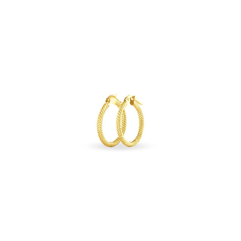 ULRICA Damen Creolen Gold 375 (9 Karat) B 2 mm