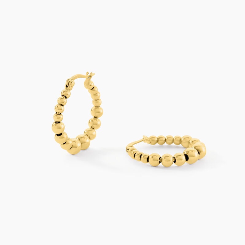 Créoles Costa Acier Jaune - Spannringe Damen | OROVIVO