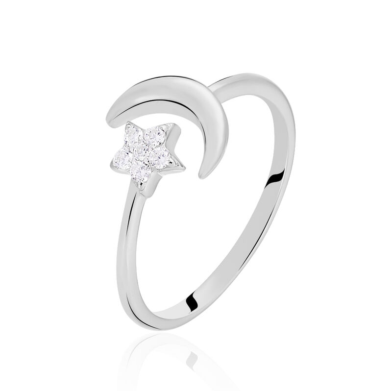 Ring Silber Rhodiniert Feeria - Spannringe Damen | OROVIVO