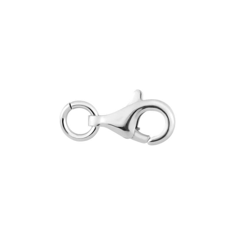 Moschettone Oro bianco Large - Spannringe Unisex | OROVIVO