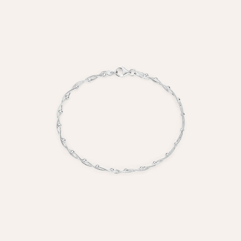 Bracciale Catena Silver Collection Argento Rodiato - Spannringe Damen | OROVIVO