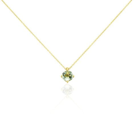 Damen Halskette Silber 925 Gold plattiert Zirkonia - Halsketten Damen | OROVIVO