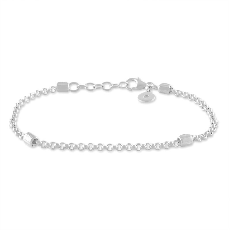 Bracelet Seyni Argent Blanc - Spannringe Damen | OROVIVO