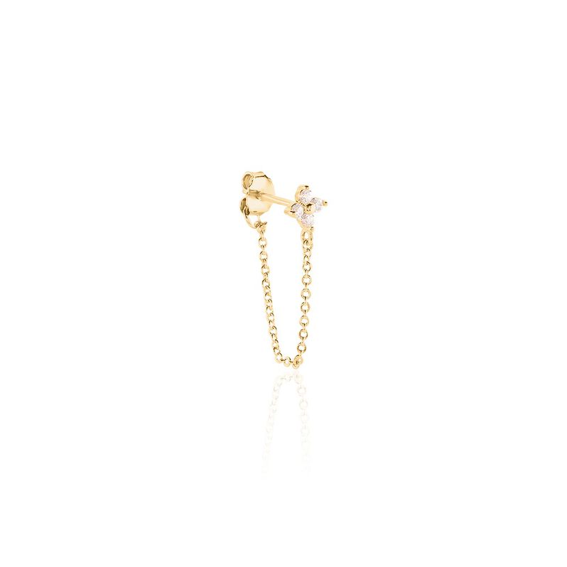 Bijoux D'oreilles Astrid 27 Plaqué Or Doré Oxyde De Zirconium - Spannringe Damen | OROVIVO