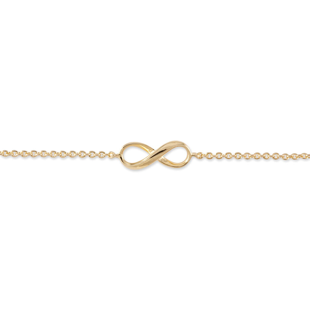 Damen Armband Messing Gold 750 plattiert Infinity - Armbänder mit Anhänger Damen | OROVIVO