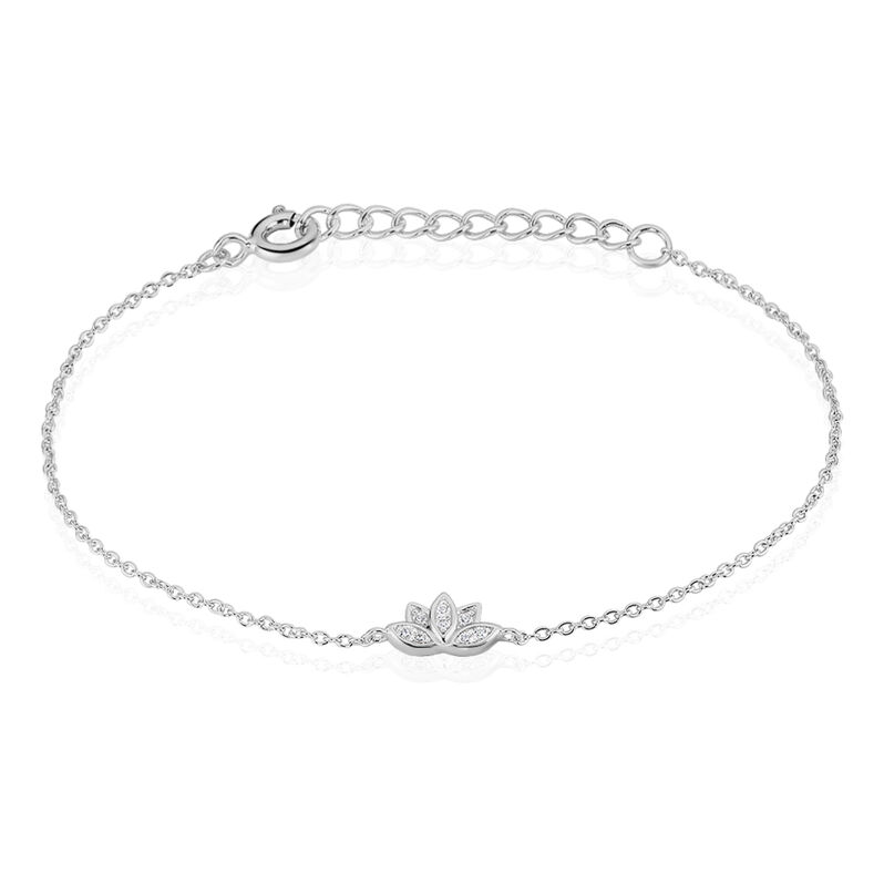 Bracelet Coeur Gravable Or Blanc - Spannringe Damen | OROVIVO