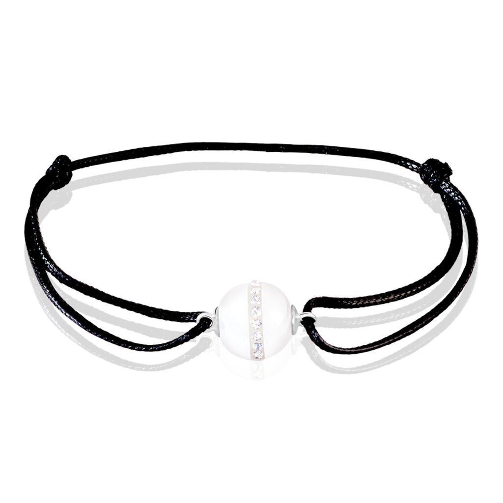 Bracelet Argent Et Céramique - Spannringe Damen | OROVIVO