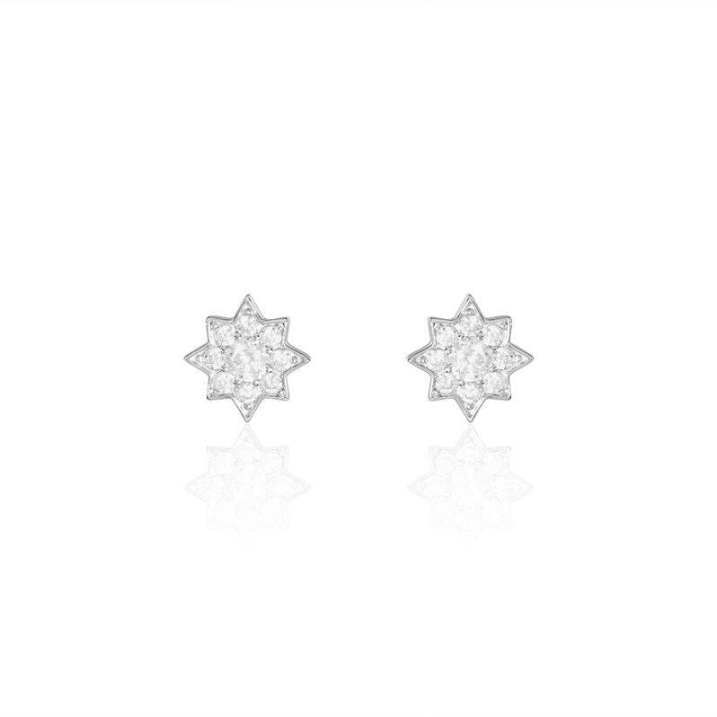 Ringe Ohr- Silber Rhodiniert Starla - Spannringe Damen | OROVIVO