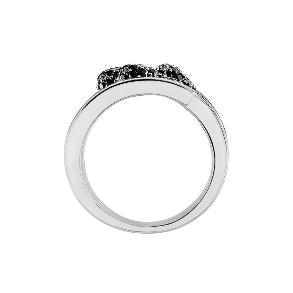 Damen Ring Silber 925 Zirkonia Wei&szlig;