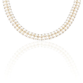 Damen Collier Silber 925 Zuchtperlen 5-7mm - Ketten mit Stein Damen | OROVIVO