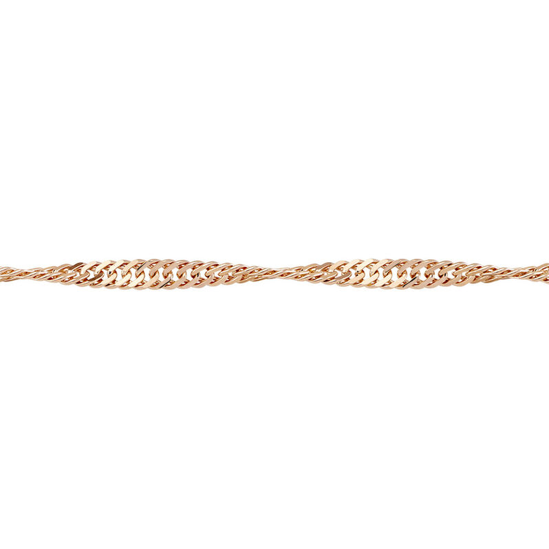 Damen Singapurkette Silber 925 Rosé Vergoldet  - Halsketten Damen | OROVIVO