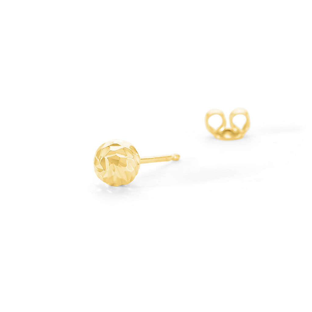 JOSEFA Damen Ohrstecker Silber vergoldet 925 Ball - Ohrstecker Damen | OROVIVO