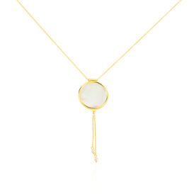 Damen Halskette Gold 375 Perlmutt  - Ketten mit Anhänger  | OROVIVO