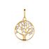  Anhänger Gold 375 Zirkonia Lebensbaum Ede Lebensbaum 8 