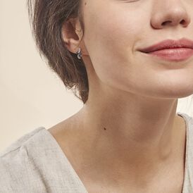 Damen Ohrstecker Weißgold 375 Saphir Diamant - Ohrstecker Damen | OROVIVO