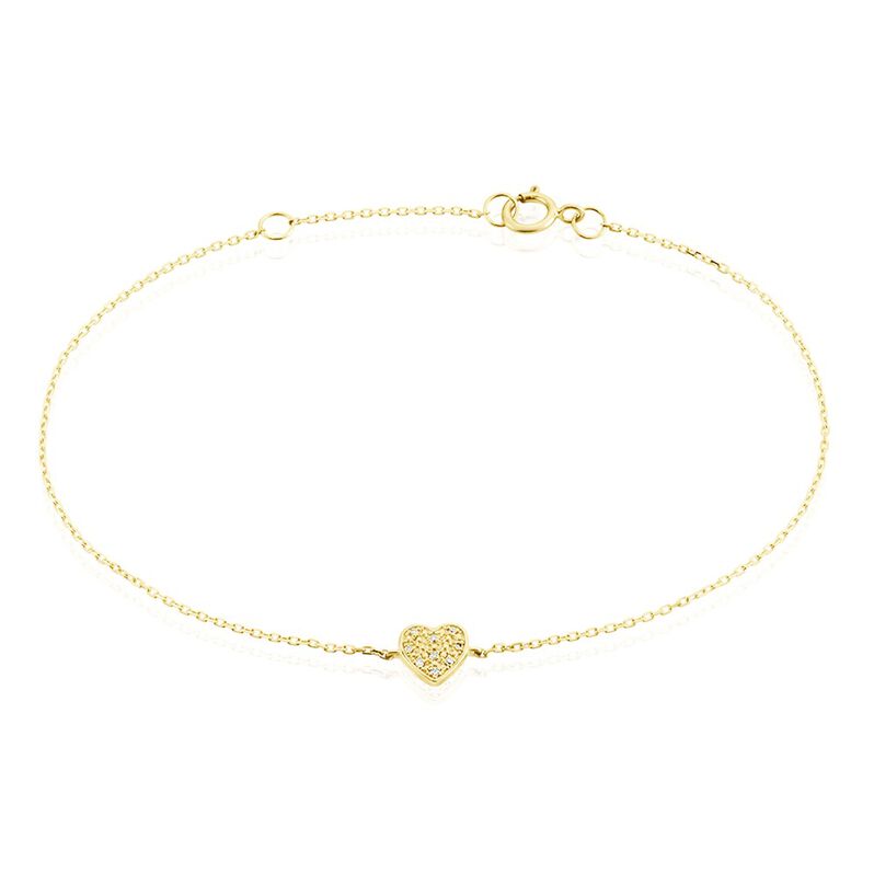 Bracelet Or Jaune Adorjan Diamants - Spannringe Damen | OROVIVO