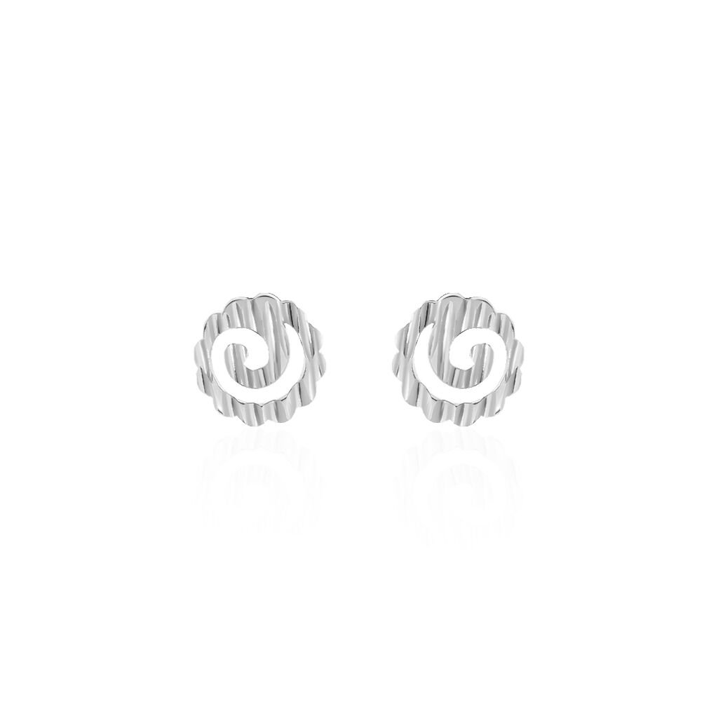 SELIMA Damen Ohrstecker Silber 925 Spirale