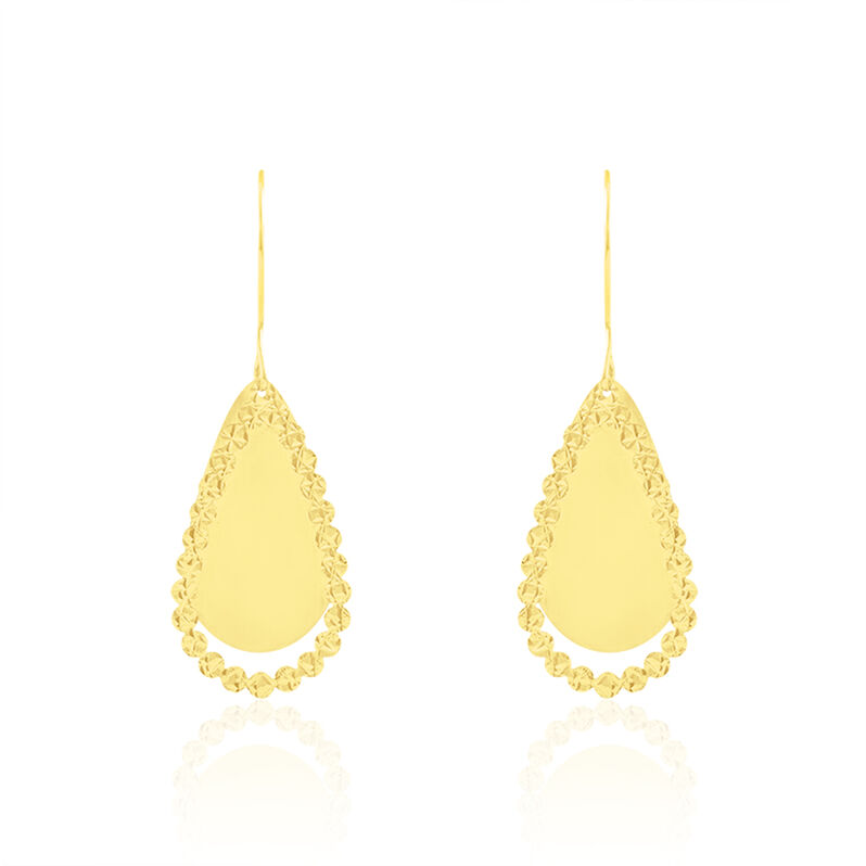 Boucles D'oreilles Pendantes Or Jaune - Spannringe Damen | OROVIVO