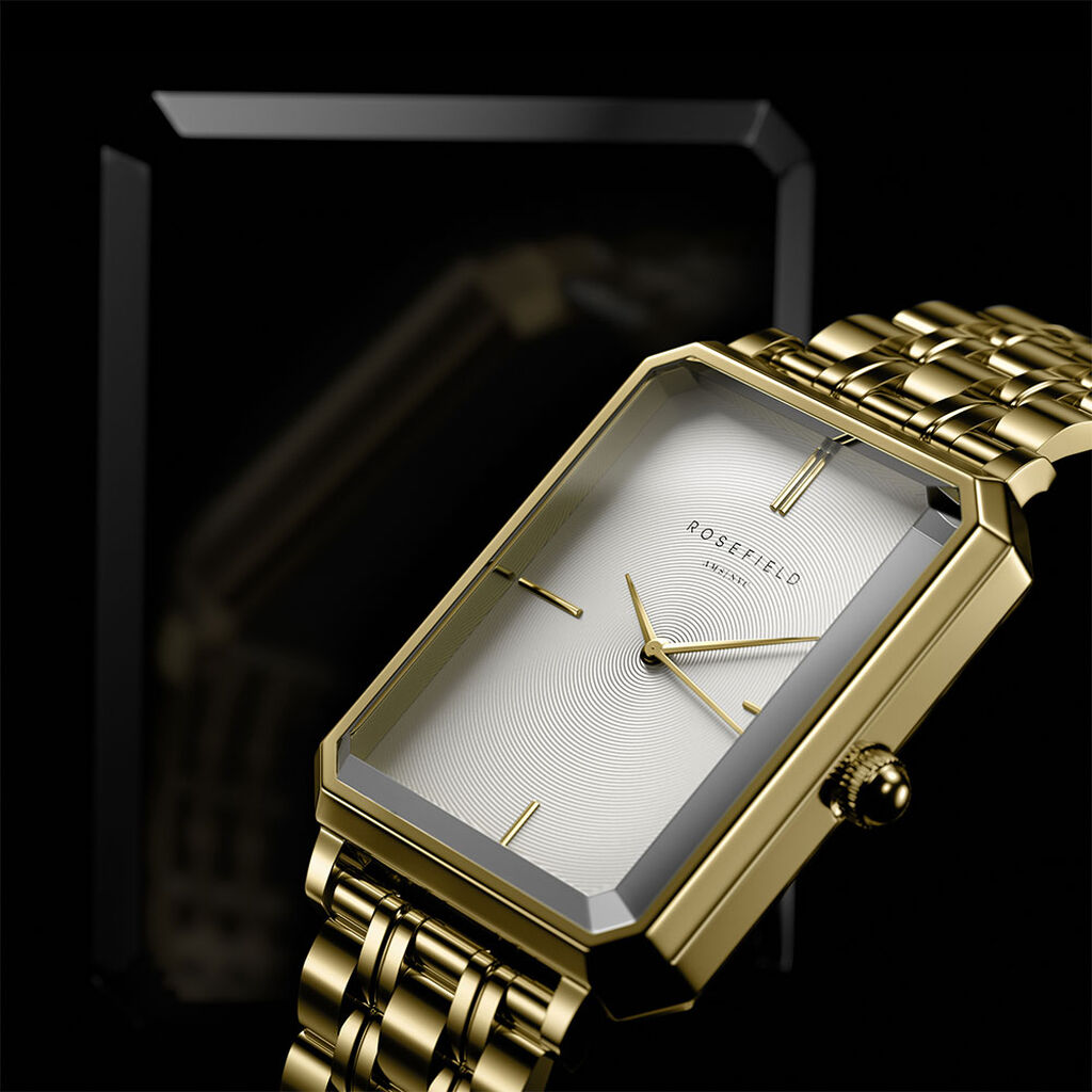 Montre Rosefield Octagon Weiss - Spannringe Damen | OROVIVO