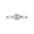 Damen Ring Silber Bicolor Gelb/Silber 925 Zirkonia Wei&szlig; 1,52 ct B 1,8 mm