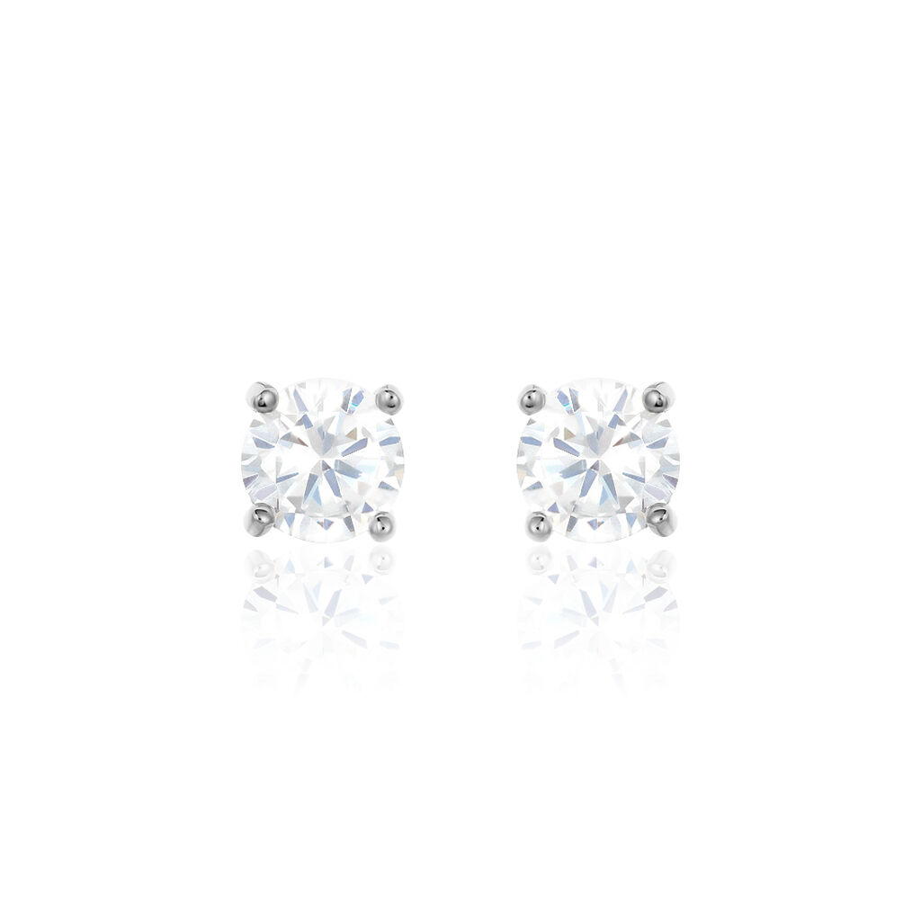 Damen Ohrstecker Silber 925 Zirkonia  - Ohrstecker Damen | OROVIVO